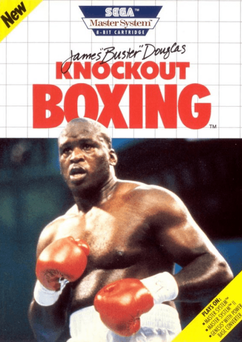 James Buster Douglas Knockout Boxing box art for Sega Master System